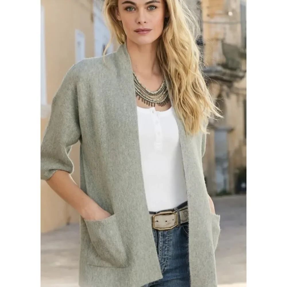 Peruvian Connection Lilac Isumi Cardigan Sweater Sz. XS